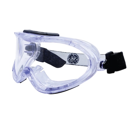 Ge Safety Googles, Adjustable Headband, Indirect Vens GE146C